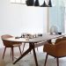 Mesa de jantar retangular Skye - Madeira natural - 180 x 90 cm