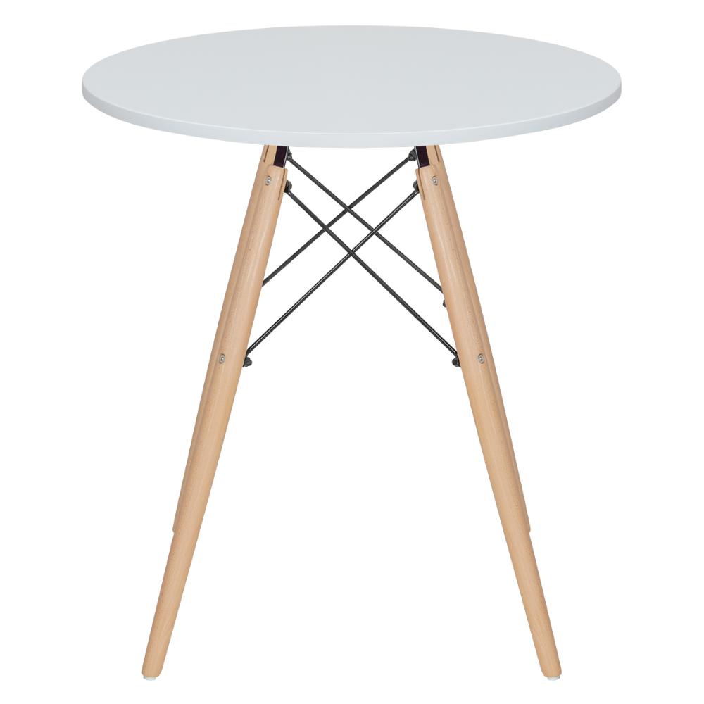 Mesa jantar cozinha Eames Eiffel com tampo laminado 70 cm Branco