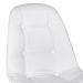 Mesa jantar cozinha redonda com tampo de vidro Eames 80 cm + 4 cadeiras Eiffel Botonê Branco