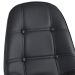 Mesa jantar cozinha redonda com tampo de vidro Eames 80 cm + 4 cadeiras Eiffel Botonê Preto