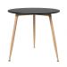 Mesa redonda Clarice 80 cm Preto