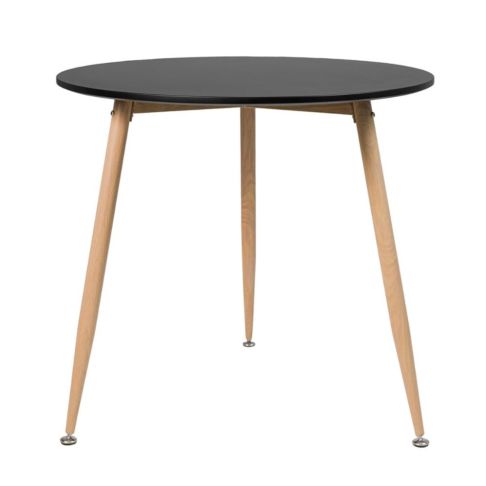 Mesa redonda Clarice 80 cm Preto