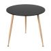 Mesa redonda Clarice 80 cm Preto
