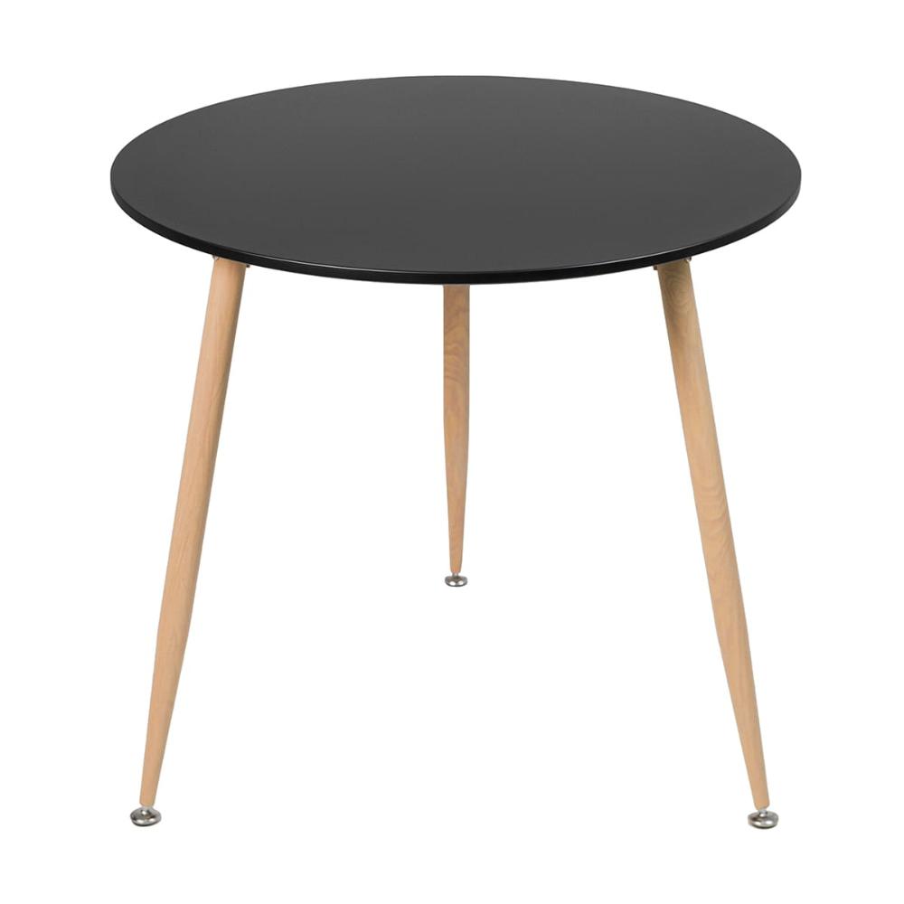 Mesa redonda Clarice 80 cm Preto