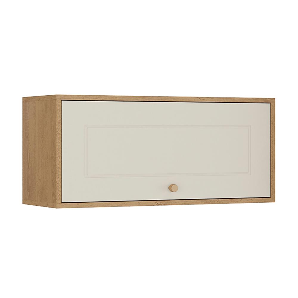Aéreo Geladeira Tunísia 1 Porta Basculante 72cm Canelato/Off White