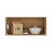 Aéreo Geladeira Tunísia 1 Porta Basculante 72cm Canelato/Off White