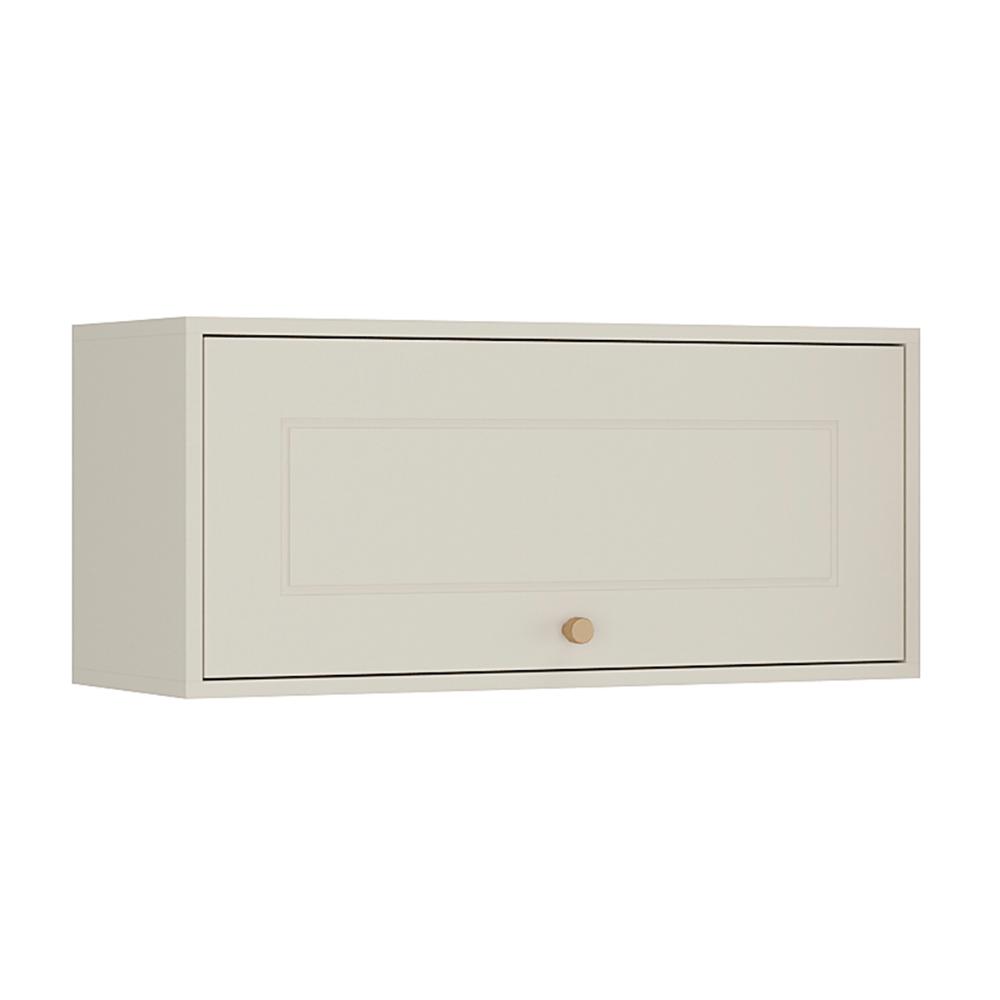 Aéreo Geladeira Tunísia 1 Porta Basculante 72cm Off White/Canelato