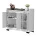 Aparador Buffet Sala Lorde 3 Portas Branco