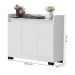 Aparador Buffet Sala Lorde 3 Portas Branco
