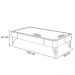 Aparador Buffet Vivant e Mesa de Centro Cadenza Pés em Aço Off White/Champanhe