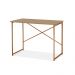 Aparador Steel 76 cm Estilo Industrial com Pés em Aço Cobre/Fendi