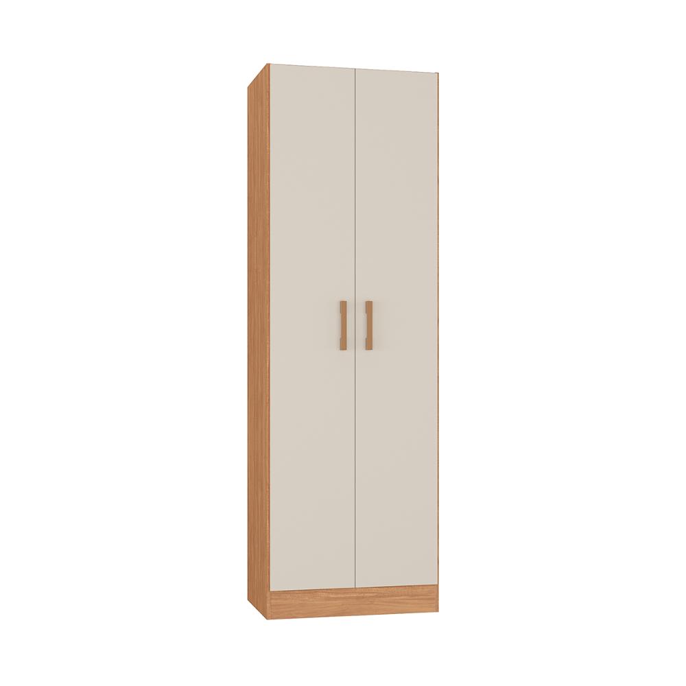 Armario Multiuso Bahamas com 2 Portas Canelato/Off White
