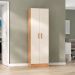 Armario Multiuso Bahamas com 2 Portas Canelato/Off White