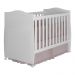 Berço Mini Cama Conforto Suporte pra Mosqueteiro e Colchão Branco