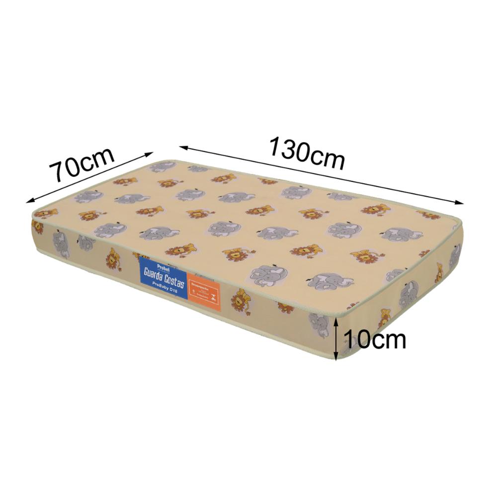 Berço Mini Cama Conforto Suporte pra Mosqueteiro e Colchão Branco