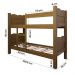 Cama Quarto Beliche Madri com Colchão Amendoa