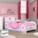 Cama Quarto Carruagem Infantil com Colchão Branco
