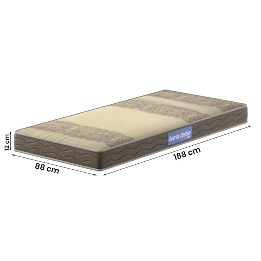 Cama Quarto Carruagem Infantil com Colchão Branco