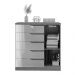 Comoda Paris Quarto Com 5 Gavetas e 1 Porta Acacia/Reflecta