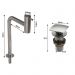 Cuba Pia Banheiro Luna com Torneira Inox e Valvula Click Branco