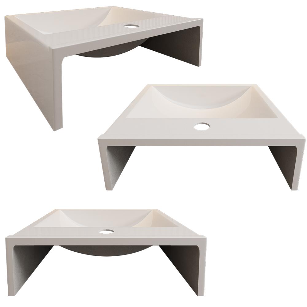Cuba Pia Roma com Torneira DL05 e Valvula Click Inox Branco Brilho