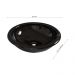 Cuba Sobrepor Lume C Torneira Inox Curva Válvula Click Black Preto Brilho