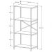 Estante Armário Steel 76cm Estilo Industrial com Pés em Aço Cobre/Preto