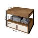 Gabinete para Banheiro Harley com 1 Gaveta Preto/Canela/Off White