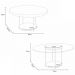Kit de Mesa de Centro Sky com Pés em Aço e Tampo Vidro e MDF Off White