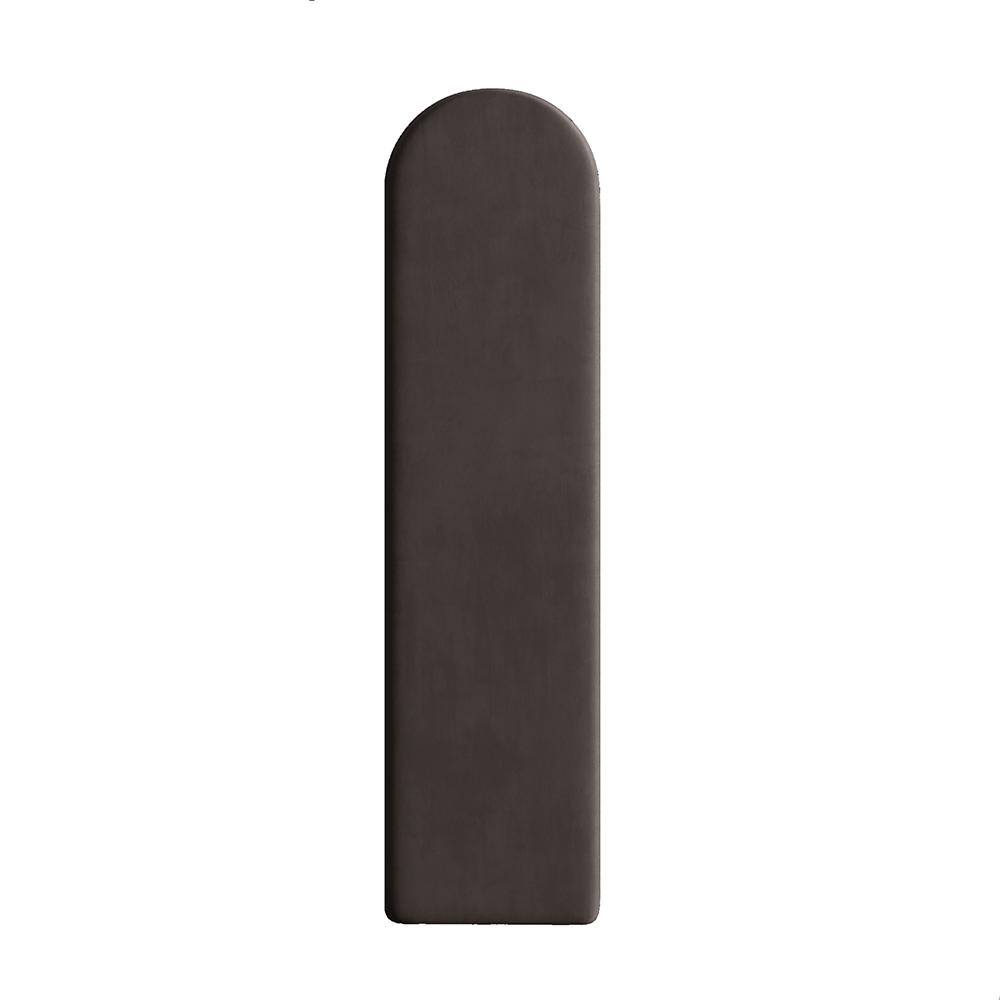Modulo Para Cabeceira Chade Auto Adesiva Estofada 60cm x 15cm Marrom