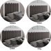 Modulo Para Cabeceira Chade Auto Adesiva Estofada 60cm x 15cm Marrom
