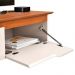 Rack Aparador Suspenso Flow com 2 Portas Basculante Off White/Freijo