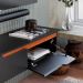 Rack Aparador Suspenso Flow com 2 Portas Basculante Preto