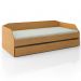 Sofá Cama Bicama Fender 2 Lugares Com Auxiliar Nature