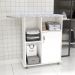 Tábua de Passar Roupa Miami com 1 Porta e Nicho Branco