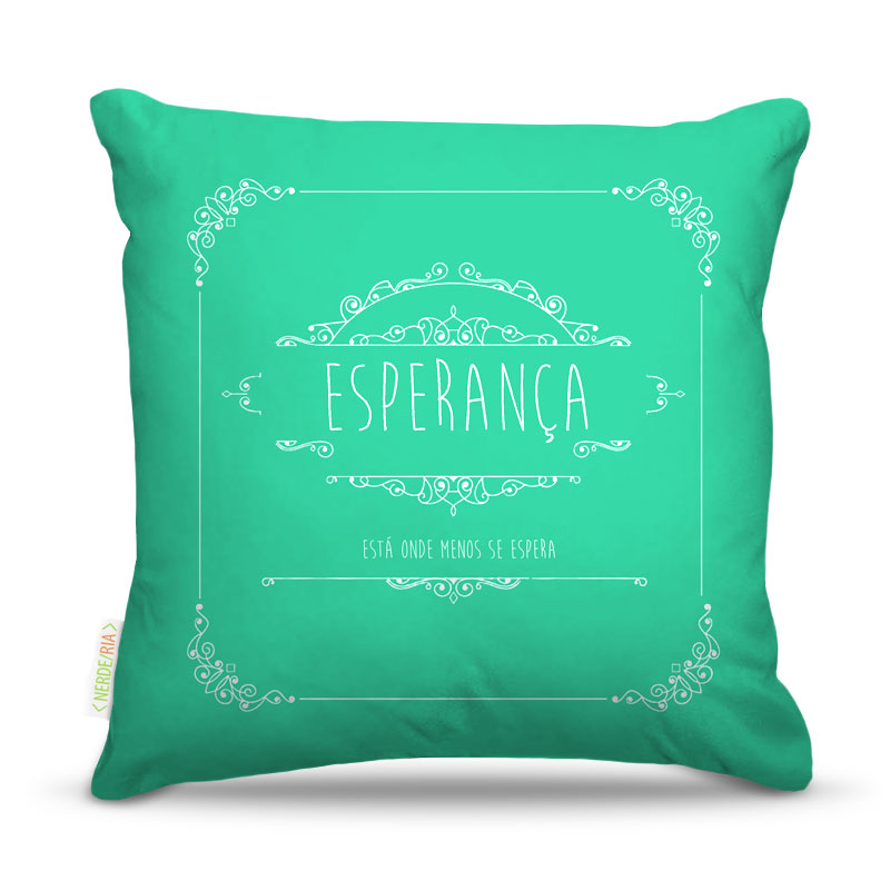 Almofada 45 x 45cm  Nerderia e Lojaria 2015 espernca colorido