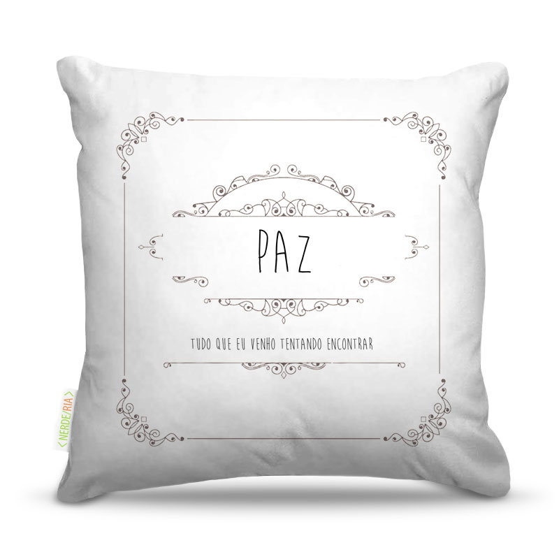 Almofada 45 x 45cm  Nerderia e Lojaria 2015 pqz colorido