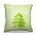 Almofada 45 x 45cm  Nerderia e Lojaria beijing vetor colorido