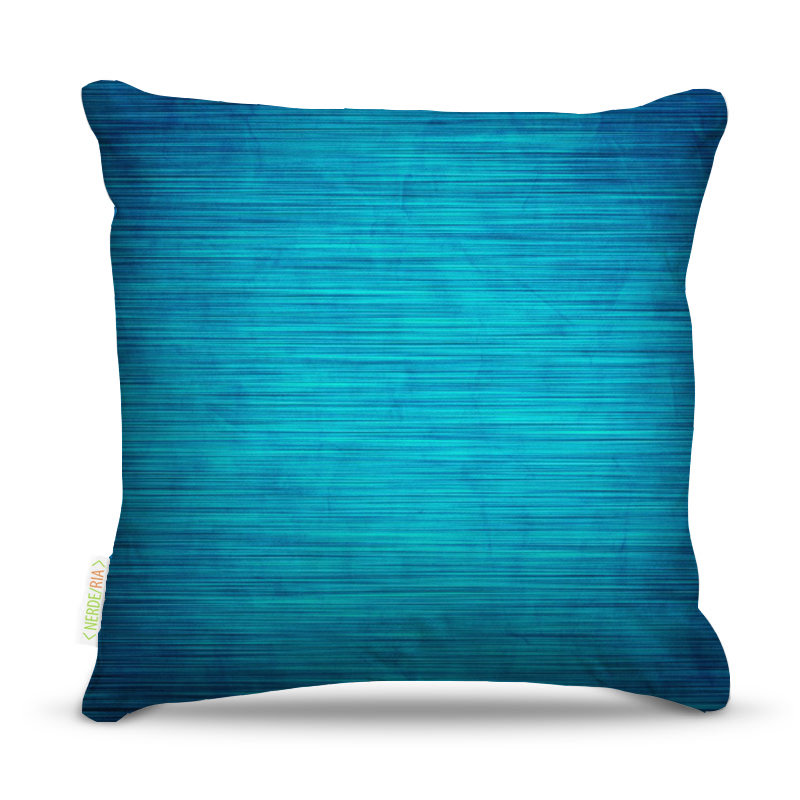 Almofada 45 x 45cm  Nerderia e Lojaria blue wood colorido