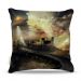 Almofada 45 x 45cm  Nerderia e Lojaria city surreal colorido