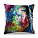 Almofada 45 x 45cm  Nerderia e Lojaria face mulher paint colorido