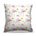 Almofada 45 x 45cm  Nerderia e Lojaria flamingo textura colorido