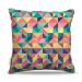 Almofada 45 x 45cm  Nerderia e Lojaria geometrica 09 colorido