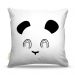 Almofada 45 x 45cm  Nerderia e Lojaria panda minimalista colorido
