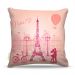Almofada 45 x 45cm  Nerderia e Lojaria paris pink colorido