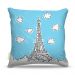 Almofada 45 x 45cm  Nerderia e Lojaria paris rabisco colorido