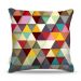 Almofada 45 x 45cm  Nerderia e Lojaria triangles colorido