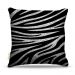 Almofada 45 x 45cm  Nerderia e Lojaria zebra grunge colorido
