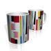 Caneca De Porcelana Nerderia e Lojaria Abstrato colorido
