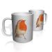 Caneca De Porcelana Nerderia e Lojaria BIRD LARANJA colorido